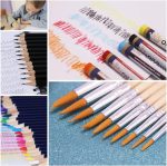 Deluxe Art Supplies, 88 Pieces Art Set in Portable Wooden Case, with 2 Drawing Books and 4 Canvas Panels, Professional Art Set for Painting & Drawing, Art Kit for Kids, Teens and Adults/Gift - Image 4